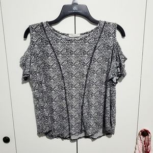 Cut off Cold shoulder Blouse/Top/Shirt